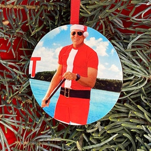 Jimmy Buffett Christmas Tree Ornament Holiday Gift Exchange Stocking Stuffer