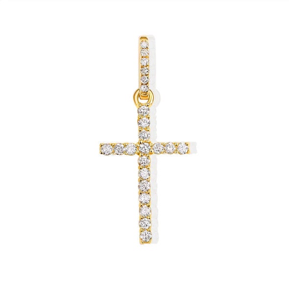 Rose Gold Gold Chain Necklace Gold Cross Necklace For Baby Slope