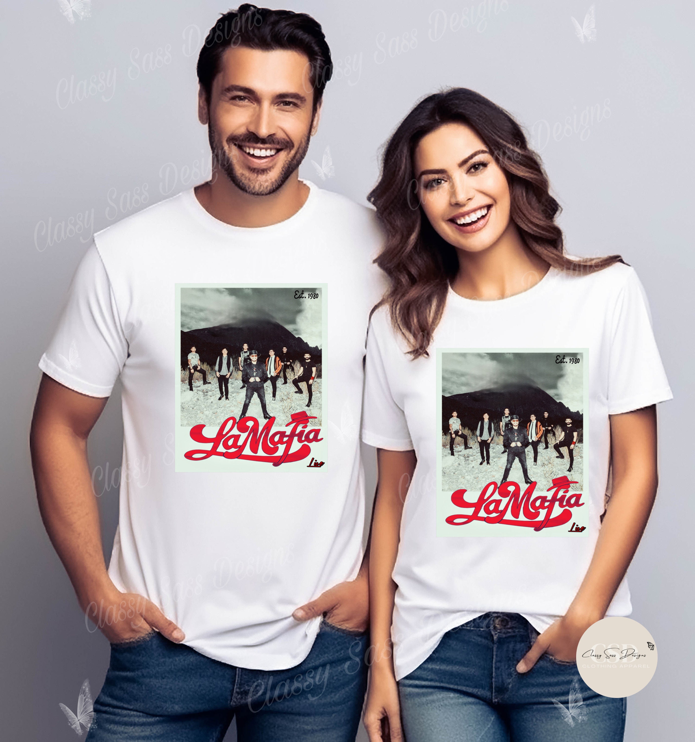 La Mafia Inspired Graphic Tshirt, La Musico Tejano Graphic Shirt
