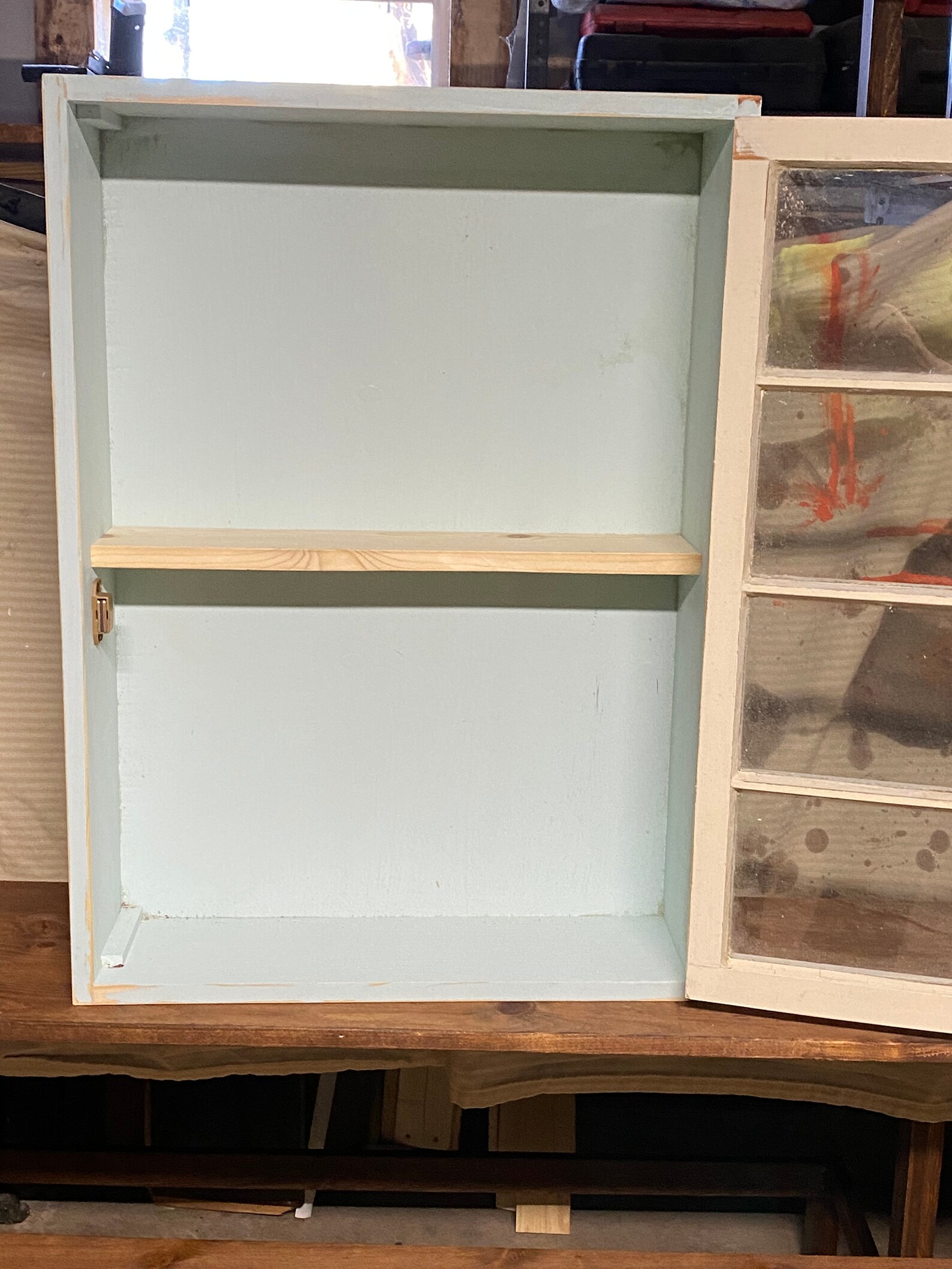 Shadow Box With Old Window Etsy