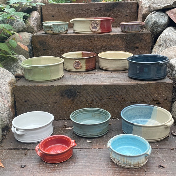 Personalized Ceramic Pet Bowls