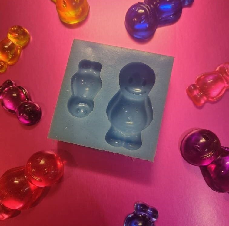 Jelly Baby Mould Small Resin Mold Large Silicone Family Etsy