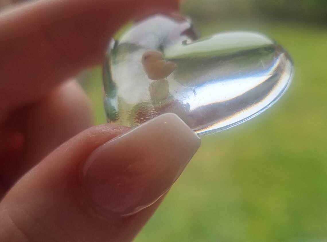 Twins Baby Loss Baby Resin Heart Memorial Keepsake 7 8 Etsy