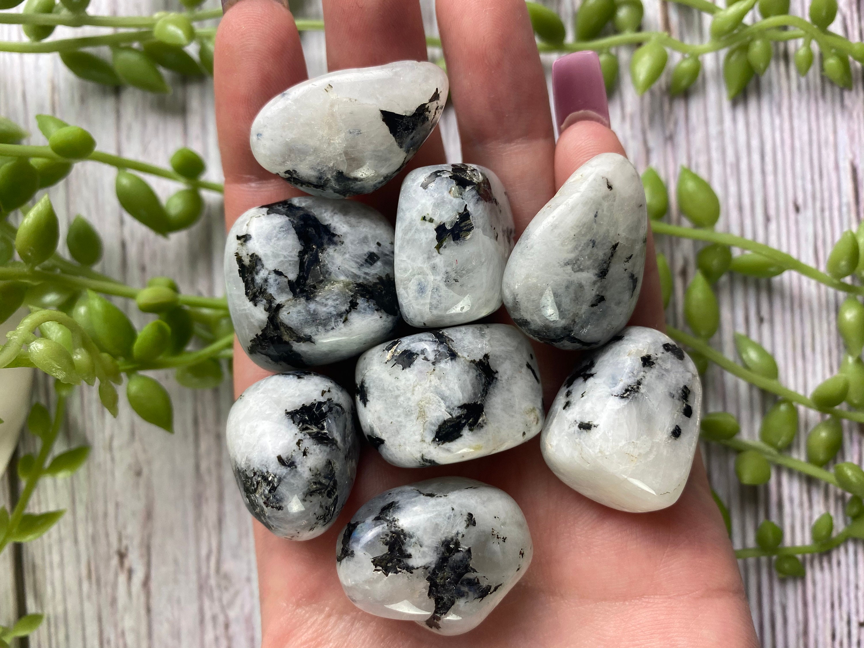 Rainbow Moonstone 1-3cm Tumblestone, Polished Moonstone tumblestone, …