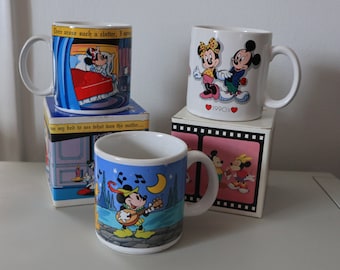 Vintage 1980&#39;s Walt Disney Mugs by Applause, Inc. - Four Different Scenes/Characters Available - New/Never Used/Displayed Only- 3 Mugs Added