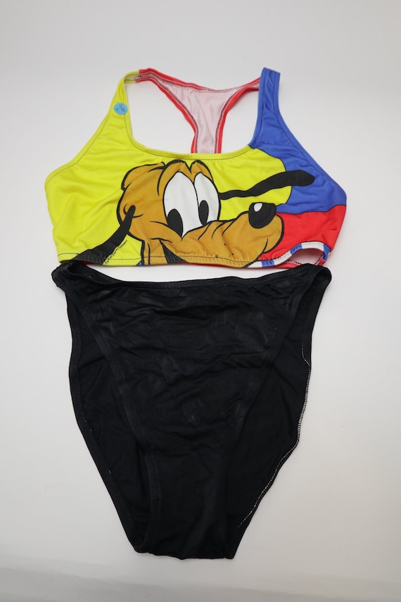 Vintage 1990s Disney Pluto Bikini - Size L - Like