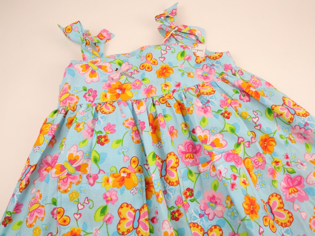 4t party dresses Little Girl's Pink Rose Party Dress 4T New