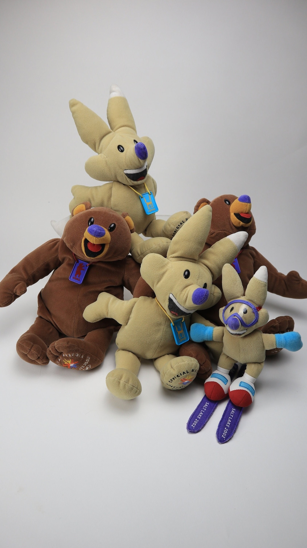 Vtg 2002 Winter Olympics Plush Mascots - 15