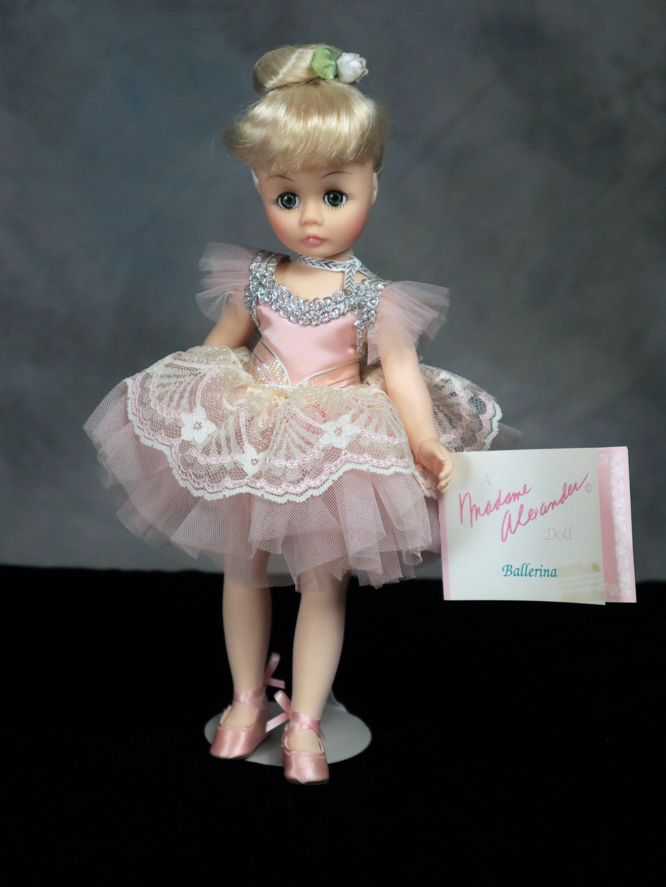 Vtg 1990 Madame Alexander 11.5-inch Ballerina 1307 W/blonde