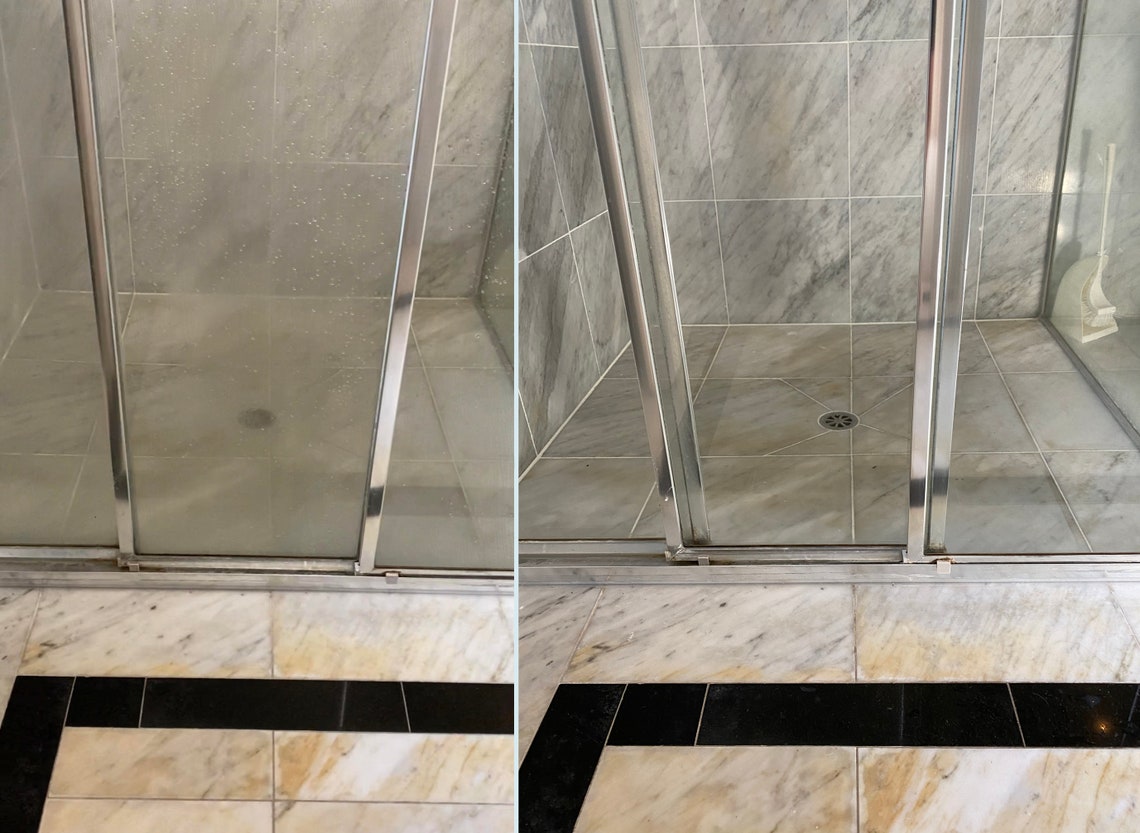 GLASSGUARD Glass Restoration Stain Remover cleaner for hard Etsy