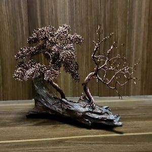 Copper Wire Trees, Home Decor, Unique Decoration or Gift, Anniversary Gift