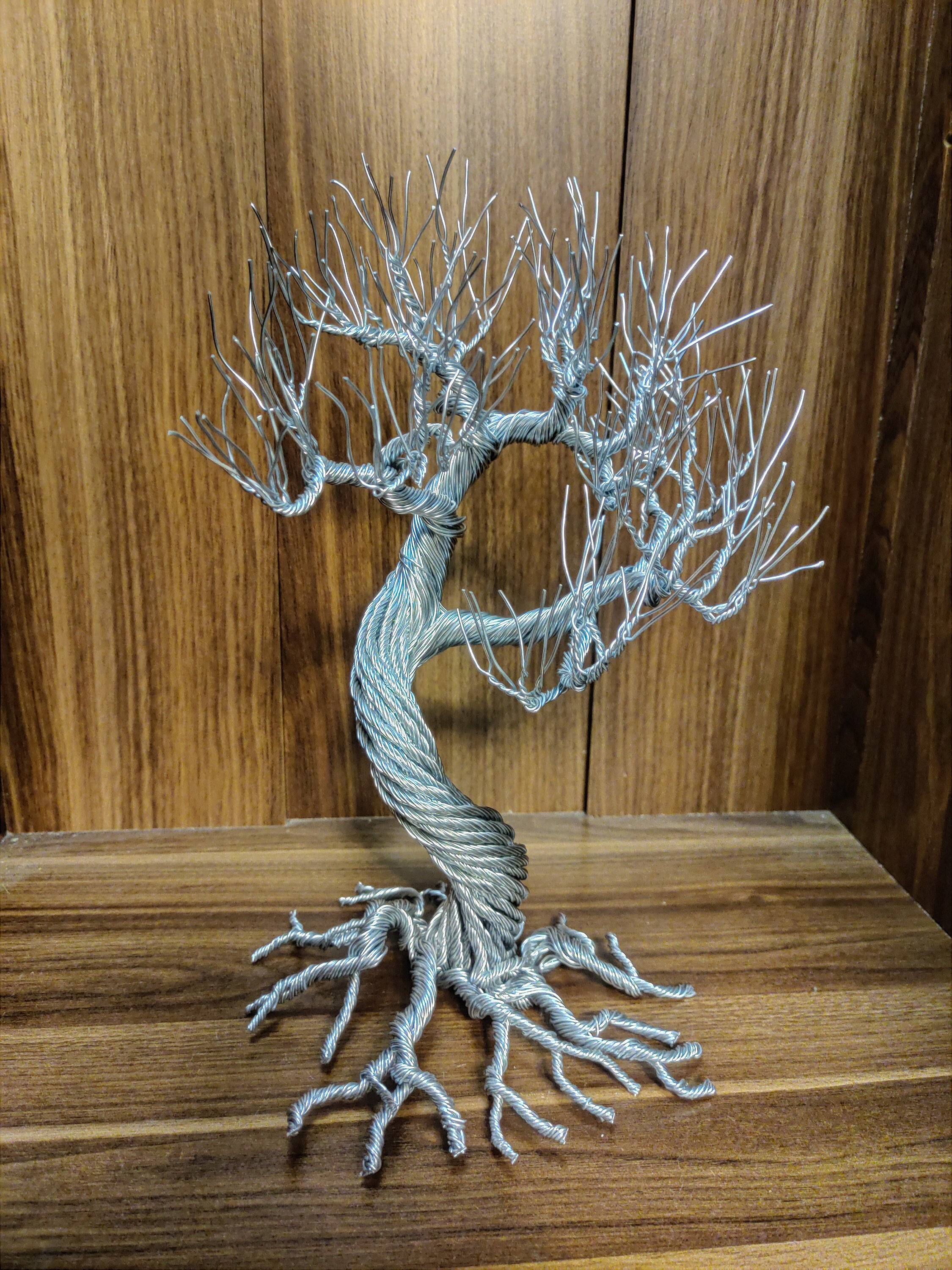 Frost Tree, Silver Wire Tree, Wire Sculpture, Wire Art, Unique Gift