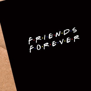 Carte de vœux Friends Forever | Reconnaissant pour votre amitié | Carte d’anniversaire pour Best Friend | Amitié | Meilleurs amis | Ami