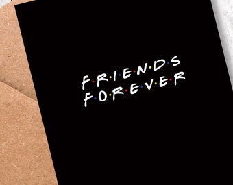 Friends Forever Greeting Card | Grateful For Your Friendship | Birthday card for Best Friend | Friendship | Best Friends | Friend