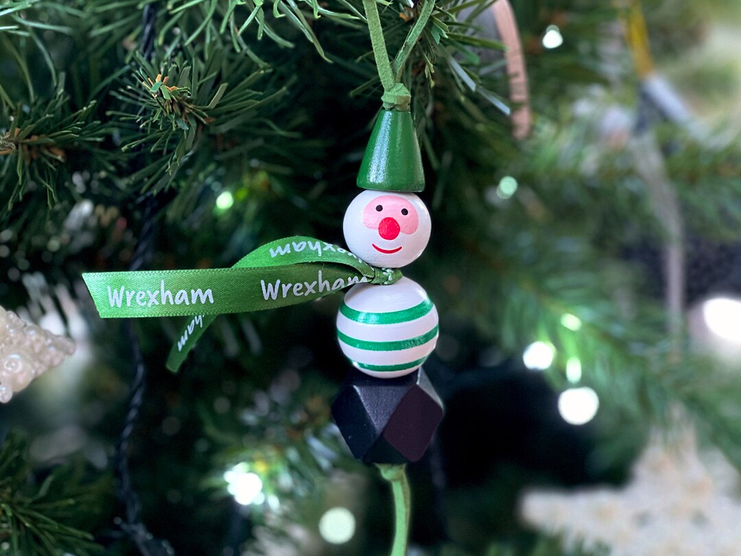 Christmas Tree Decoration Wrexham AFC Gift Christmas Eve Etsy