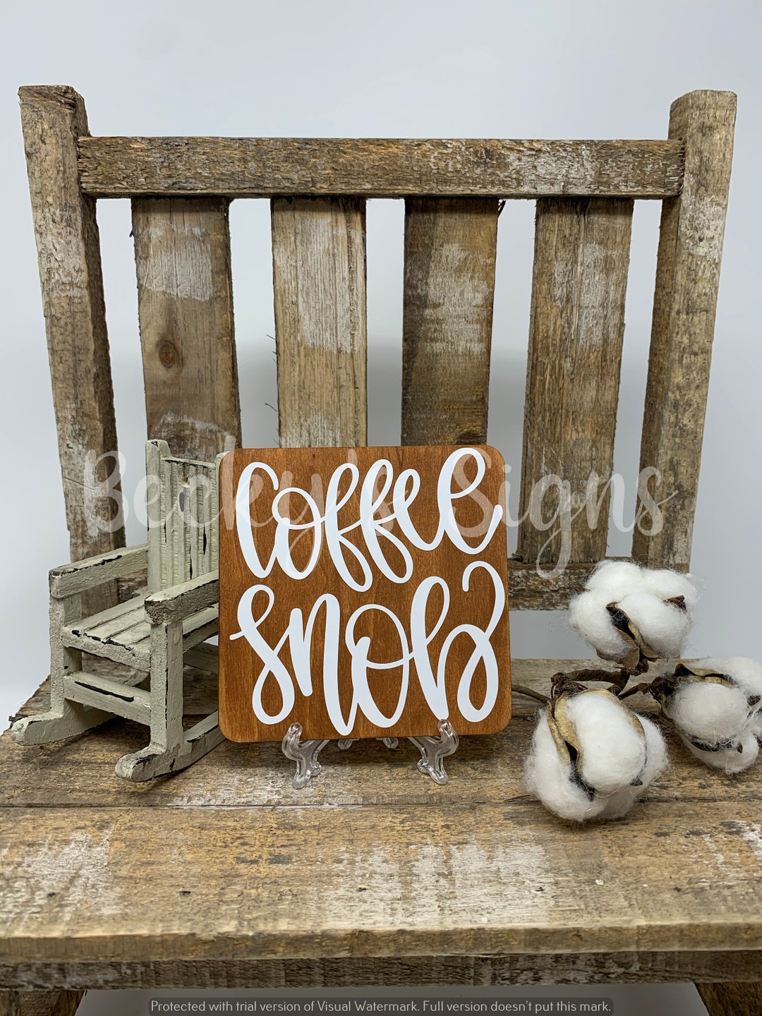 Coffee Snob - Mini Sign 4