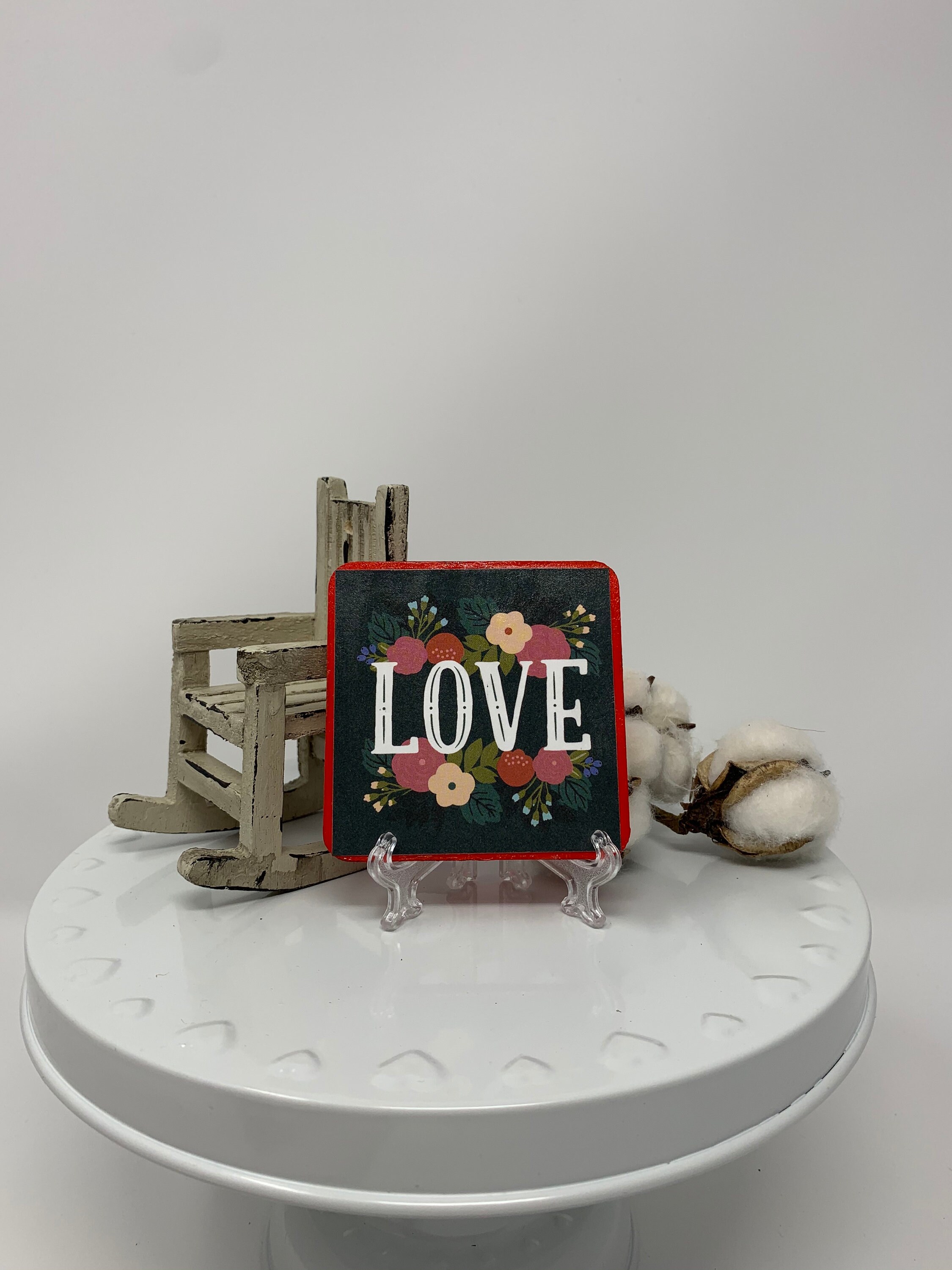Love - Vintage Style - Mini Sign 3