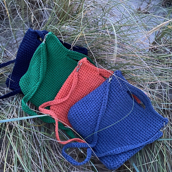 Eco-Friendly Crochet Tote Bag - Handmade Crossbody Bags for Women - Perfect Birthday Gift for Mom, Unique Handbag