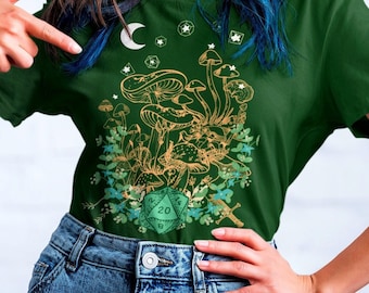 Dnd Druid tshirt, Dnd tshirt, dnd shirt, dnd gifts, D&D tshirt, d20 tshirt, DM shirt, DM gift, DM shirt, Dnd tee, Dnd shirt for her
