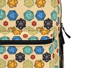 Mochila Dnd, Mochila para portátil Dnd, Mochila de dados D&d, Mochila escolar dnd, Regalos dnd, Mochila DM, Mochila escolar Dnd, Mochila de tenencia