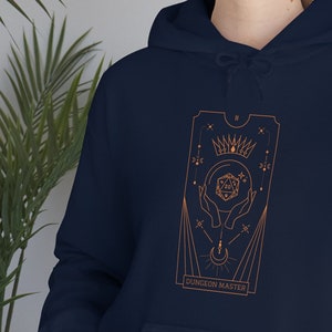 Moletom com capuz Dnd Tarot, Moletom Dnd Poolover, Presentes Dnd, Moletom unissex Dnd, Moletom Dnd D20, Moletom D&D, Moletom Dnd. Moletom Dnd, moletom DM