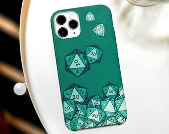 Dnd dice goblin phone case, D20 iphone case, D20 phone case, D&D gift, Dnd Slim Mate Phone case, Dnd iphone 13 case, iphone 14 case