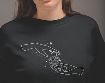 Dnd-tröja, Dnd-tärningströja, D20-tröja, Dnd-tröja, Dungeons and Dragons-tröja, DM-present, Dungeon Master-present, Unisex