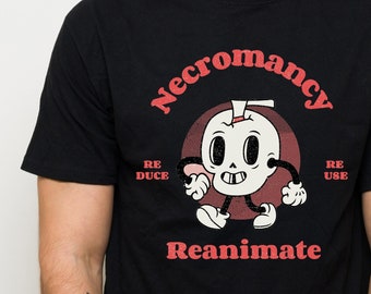 Necromancy dnd shirt, Reduce Reuse Reanimate shirt ,DM shirt, Dnd shirt for men, Dnd Necromancer shirt, Dnd gifts, dnd gift for him