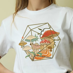 Druid Dnd shirt, Mushrooms dnd shirt, DM shirt, D&D shirt, Dnd forest shirt, DM gift, DnD merch, Dnd gifts, TTRPG shirt