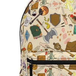 Dnd backpack, Dnd laptop bag Backpack, Dnd adventure backpack, dnd school backpack, dnd gifts, DM backpack, Dnd school bag, Dnd items bag