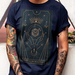 Tarot Dnd-tröja, DM Tarot DND-tröja, DM-tröja, D&D-tröja, Dnd-presenttröja, DM-present, Dnd-merchandise, Kortlek med många saker-tröja, Dnd tarot