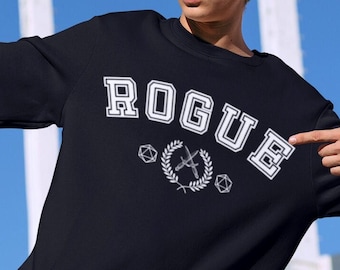 Dnd Rogue Sweatshirt, Dnd Rogue shirt, Dnd sweatshirt , D&D sweatshirt, Nerdy gifts, Dnd gifts, Rogue class sweatshirt, Pathfinder shirt