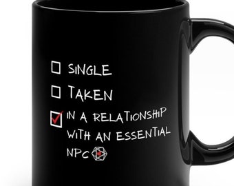 D&D Becher, Dnd Geschenk Becher, Dnd NPC Becher, Dnd NPC Becher, D&D Becher, RPG Becher, Dnd Geschenk Becher für ihn, Keramikbecher 11 Unzen, Dnd Merch, DM Geschenkbecher