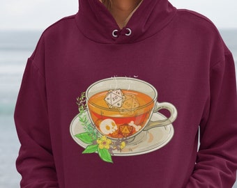 Sudadera con capucha Dnd D20Tea, sudadera con capucha Dnd Poolover, regalos Dnd, sudadera con capucha unisex Dnd, sudadera con capucha Dnd D20, sudadera con capucha D&D, sudadera con capucha Dnd Tea. Sudadera Dnd, sudadera con capucha DM