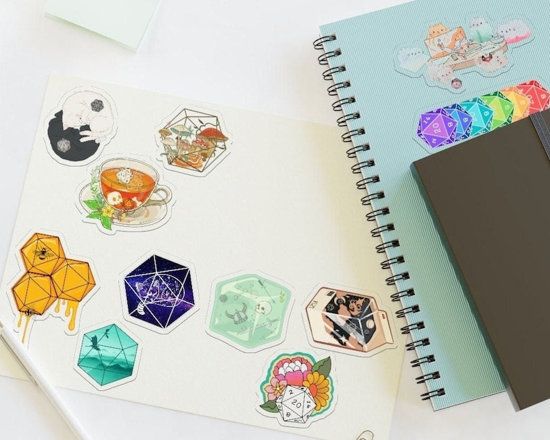 Dnd Sticker Sheet, Dnd Stickers, Dnd Sticker Bomb, TTRPG Stickers, Dnd ...
