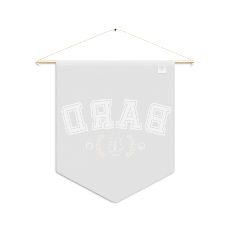 Dnd Flag, Dnd Bard Wall Decor, Dnd Bard Pennant, D&D Game Room Decor ...