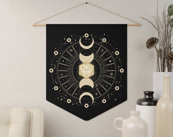 Dnd Flag, Dnd Pennant, Dnd Wall art, Dnd Tapestry, Dnd wall decor, Dnd accessory, Game room decor, D&D wall art, dnd spell cast , Dnd Gifts