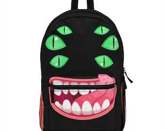 Mochila Dnd Mimic, mochila para portátil Dnd, mochila monstruo dnd, mochila escolar dnd, regalos dnd, mochila DM, bolsa escolar Dnd, bolsa Dnd