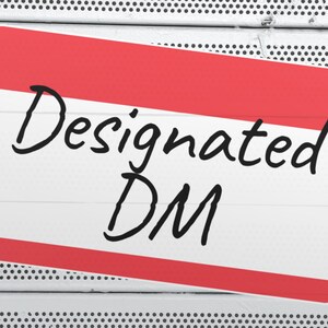 Dnd stickers, Dnd Sticker, DM name tag sticker, Dnd laptop decal, Dnd notebook sticker, Dnd gifts, DM gifts