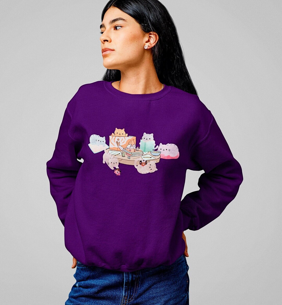 Cats Playing Dnd Sweatshirt Dnd Cat Sweatshirt Dnd Sweatshirt D D 