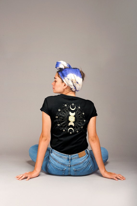 Dnd shirt, Dnd Back and Front Print, Dnd Moon shirt, DM shirt, TTRPG shirt, DM gift shirt, DnD merch, Dnd d20 shirt, dnd gift for woman