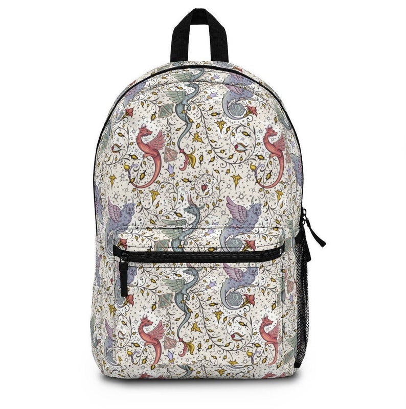 Dnd Backpack Dnd Laptop Bag Backpack Dragons and Dice Etsy