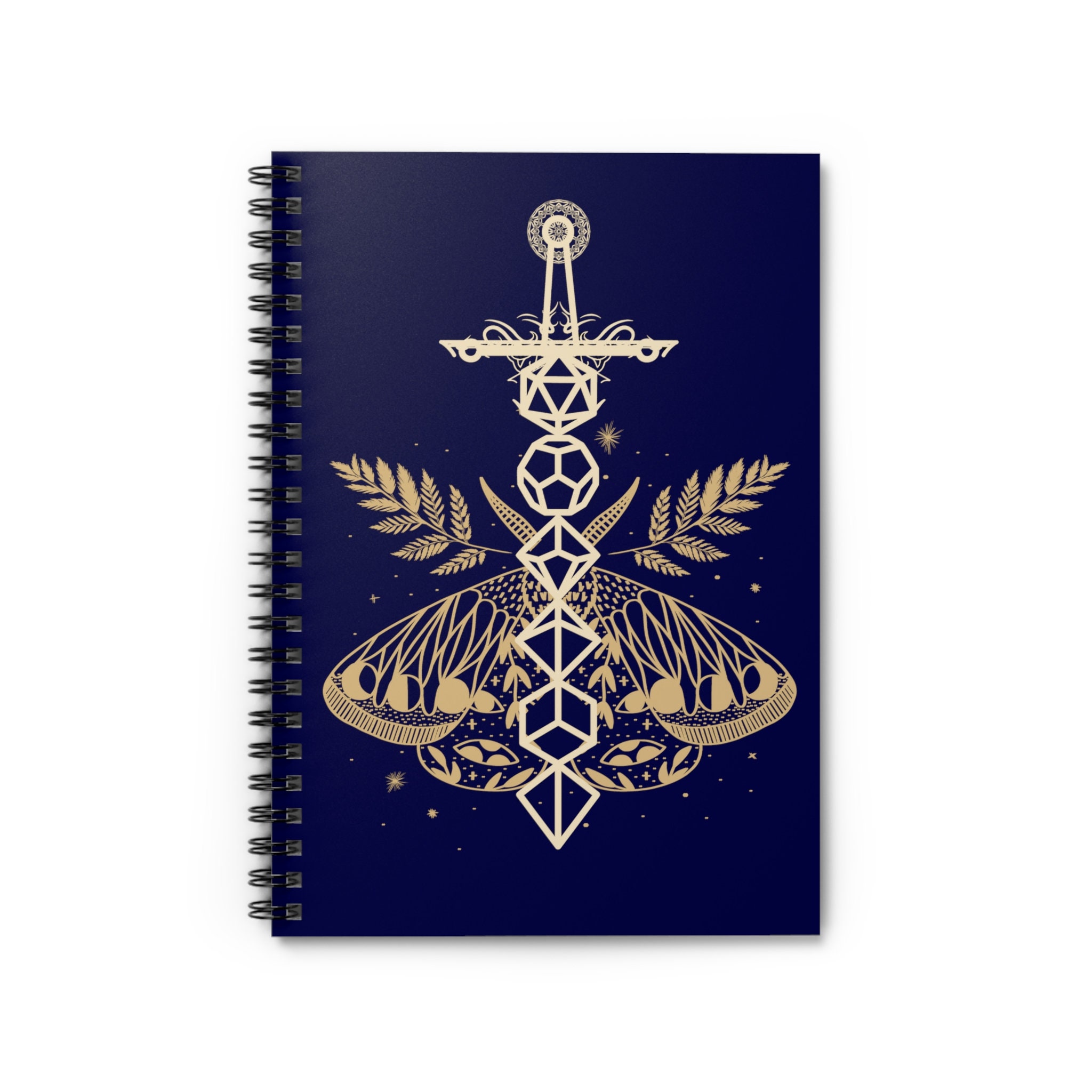 Dnd Note Symbol Dnd Journal, Dice Sword Notebook, Druid Journal, D&D Character Journal ...