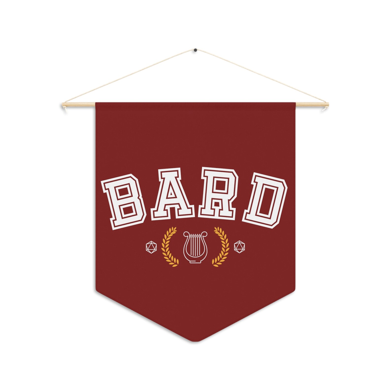 Dnd Flag, Dnd Bard Wall Decor, Dnd Bard Pennant, D&D Game Room Decor ...
