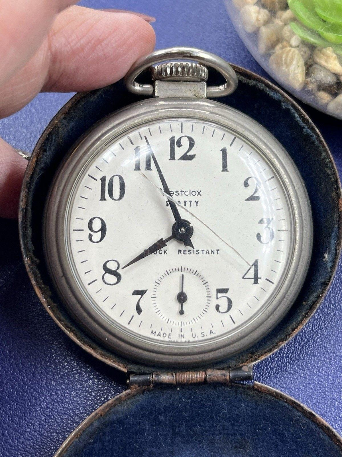 Westclox scotty pocket watch - Etsy 日本