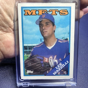 1988 Topps Baseball Card #308 Lee Mazzilli - METS