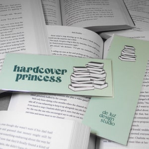 Hardcover Princess Bookmark | Hardcover Lover Bookmark | Reader Bookmark | Reading Era Bookmark