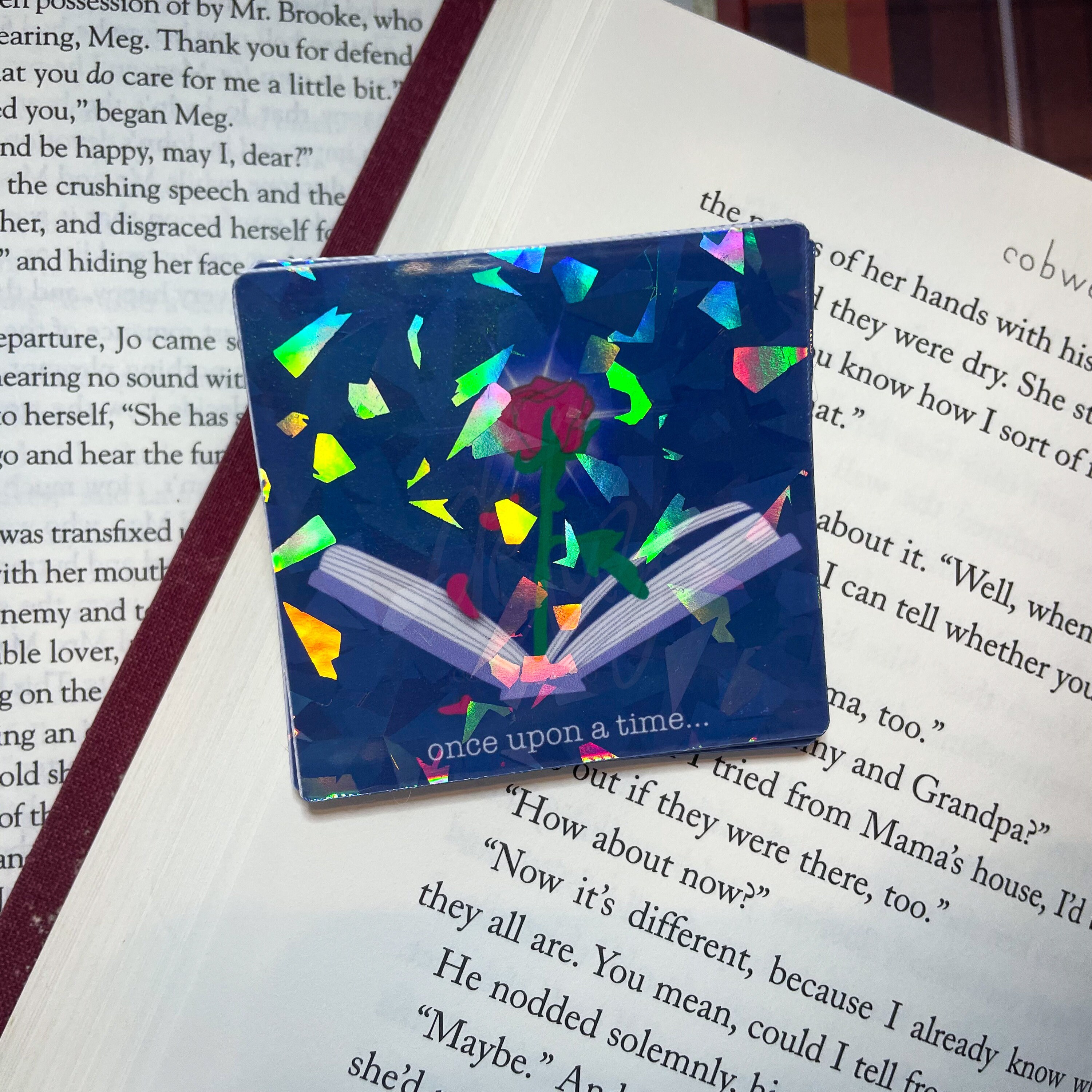 Once Upon a Time Sticker Fairytale Sticker Enchanted Rose - Etsy