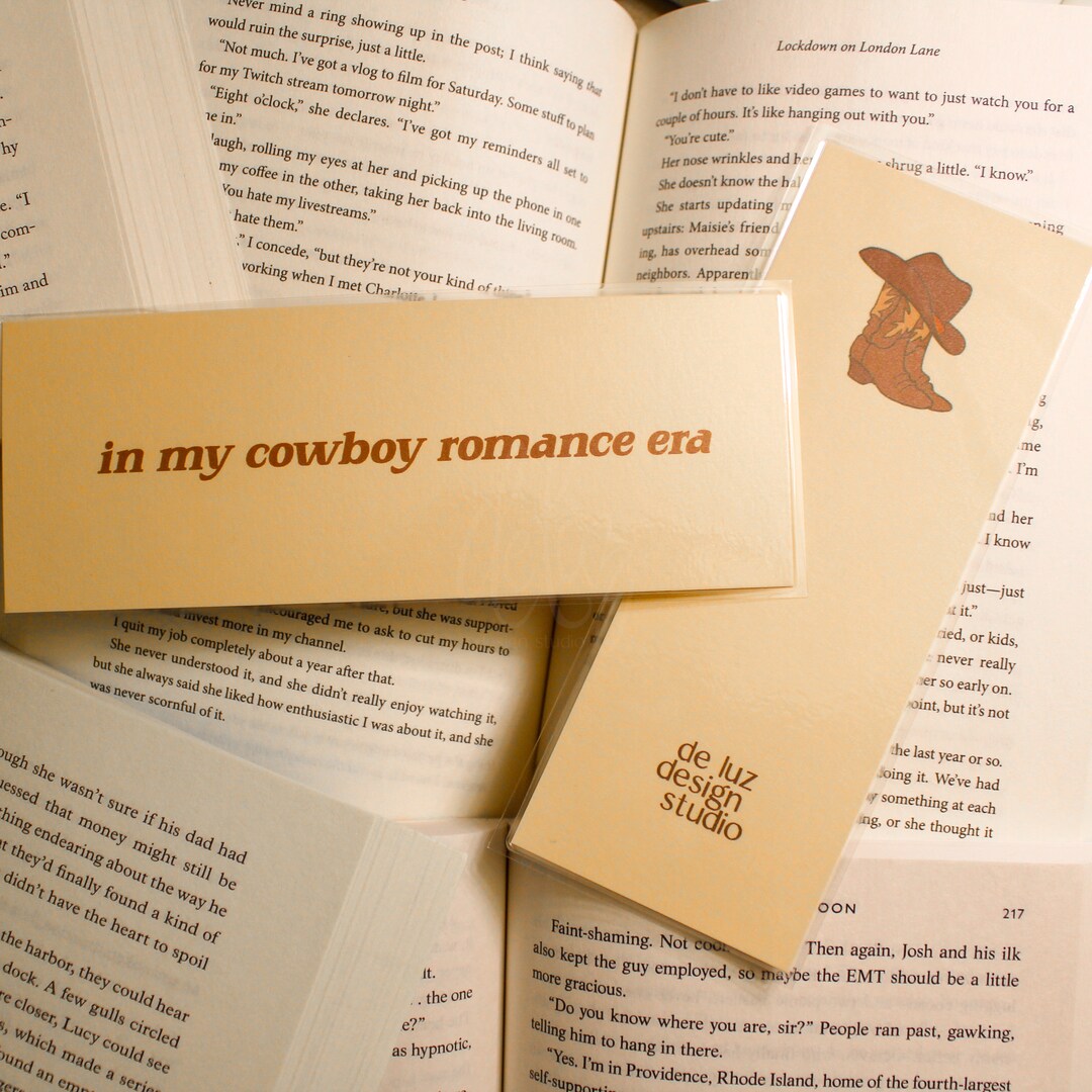 Cowboy Romance Reading Era Bookmark | Eras Bookmark | Bookmark With ...