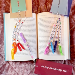 Reading Era | Beaded Bookmark Tassel | Bookmark Tassel | Friendship Bracelet Bookmark Tassel